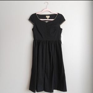 Lindy Bop black and tan dress